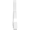 Ekena Millwork Ericson Architectural Grade PVC Gable Bracket, 60"W x 35"H x 4"D x 6"F, 14/12 Pitch GBP060X35X0406ERI00 - alternate 2